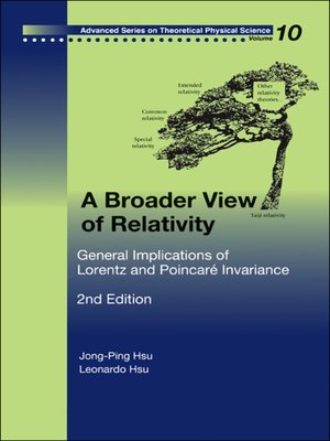 cover image of A Broader View of Relativity